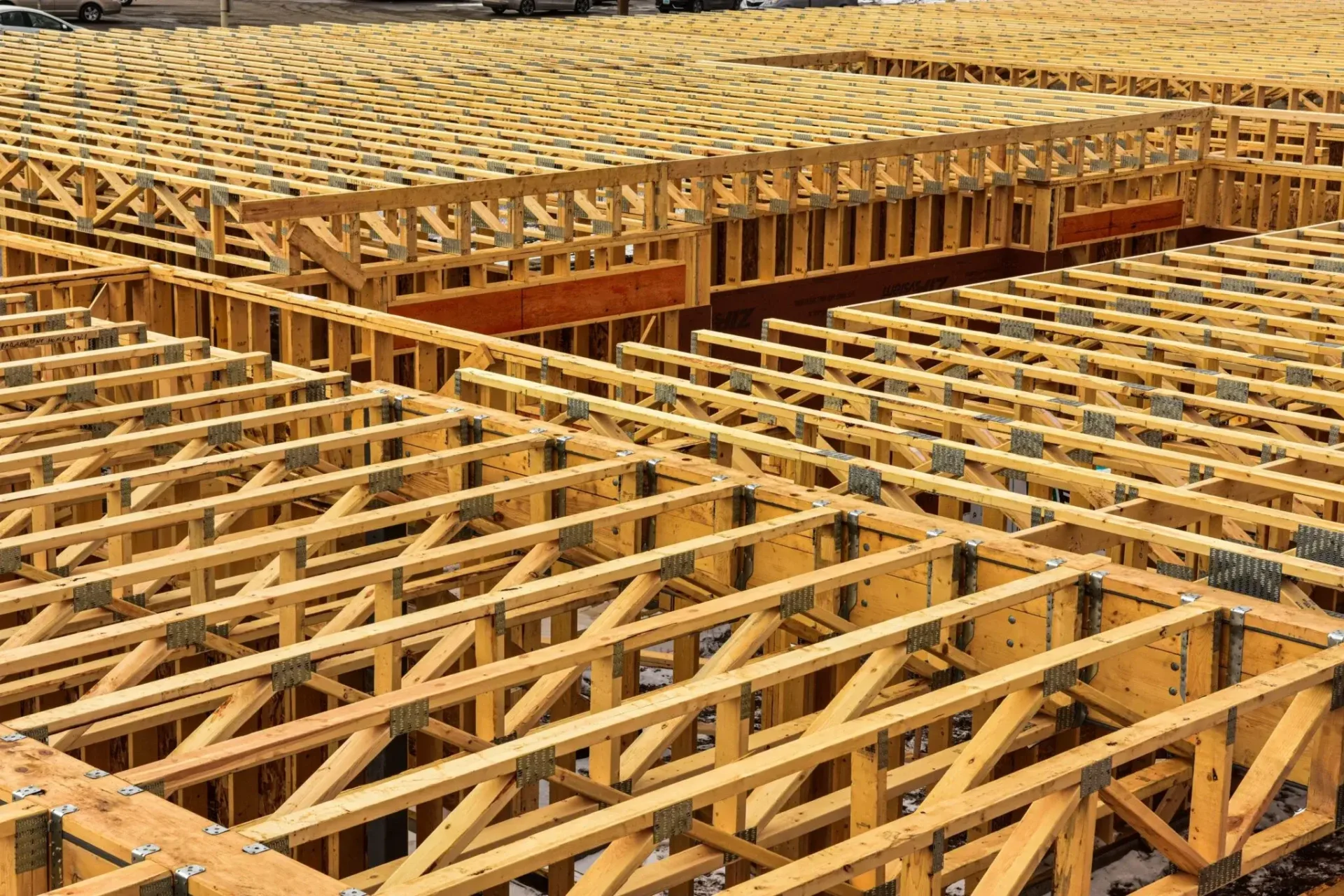 Large floor truss system