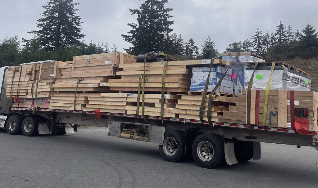 wall panels on truck